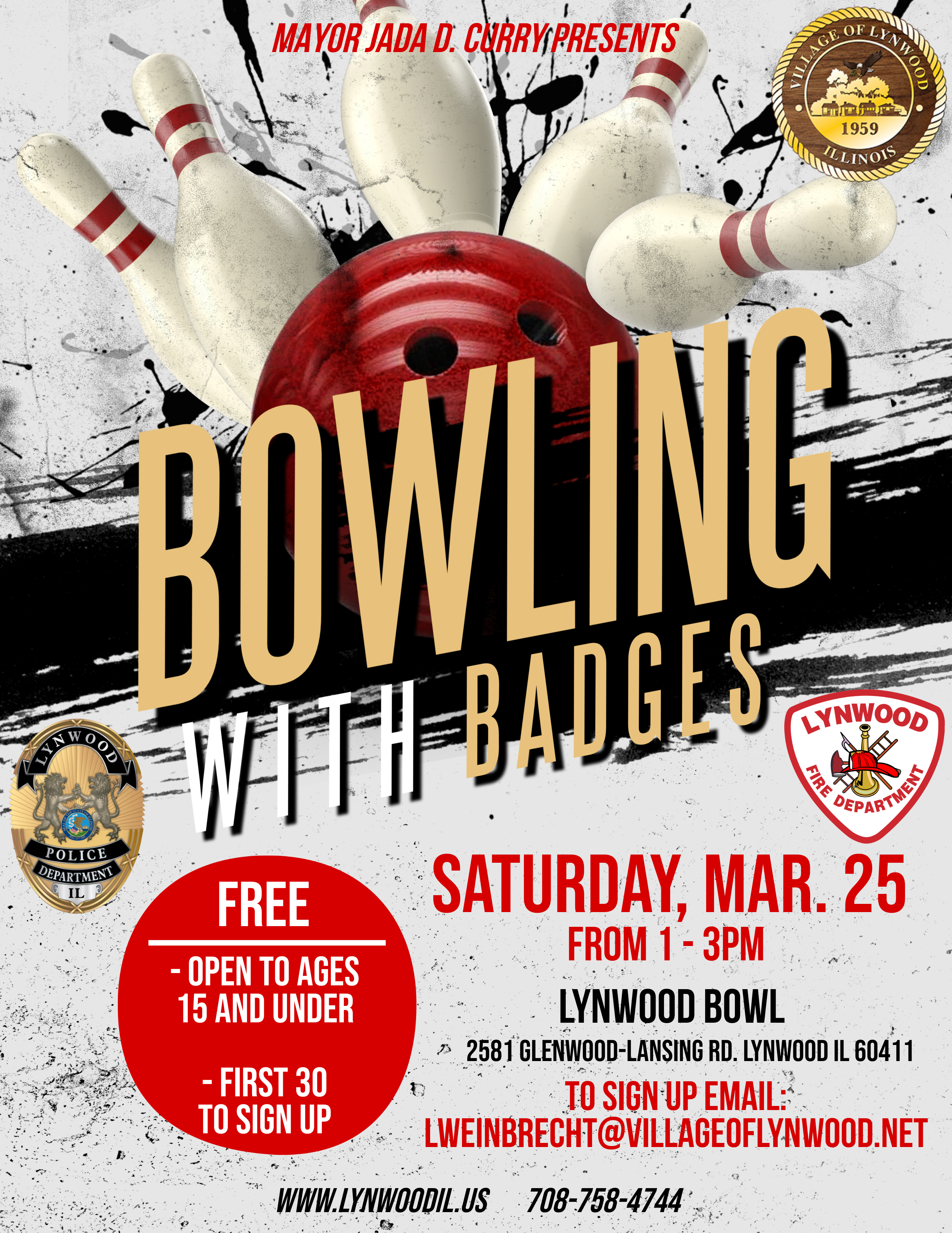 Bowling with Badges Mar 2023